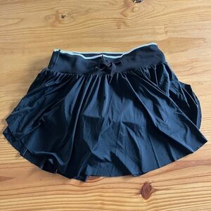 Black Active Skort